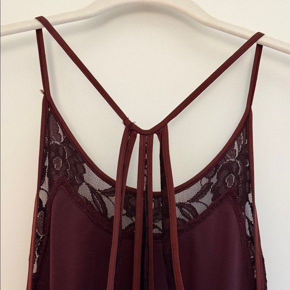 Free People Burgundy Velvet Dress - Picture 4 of 7
